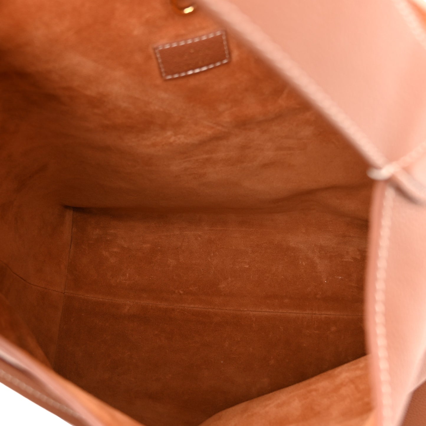Grained Calfskin Low Key Hobo MM Cognac