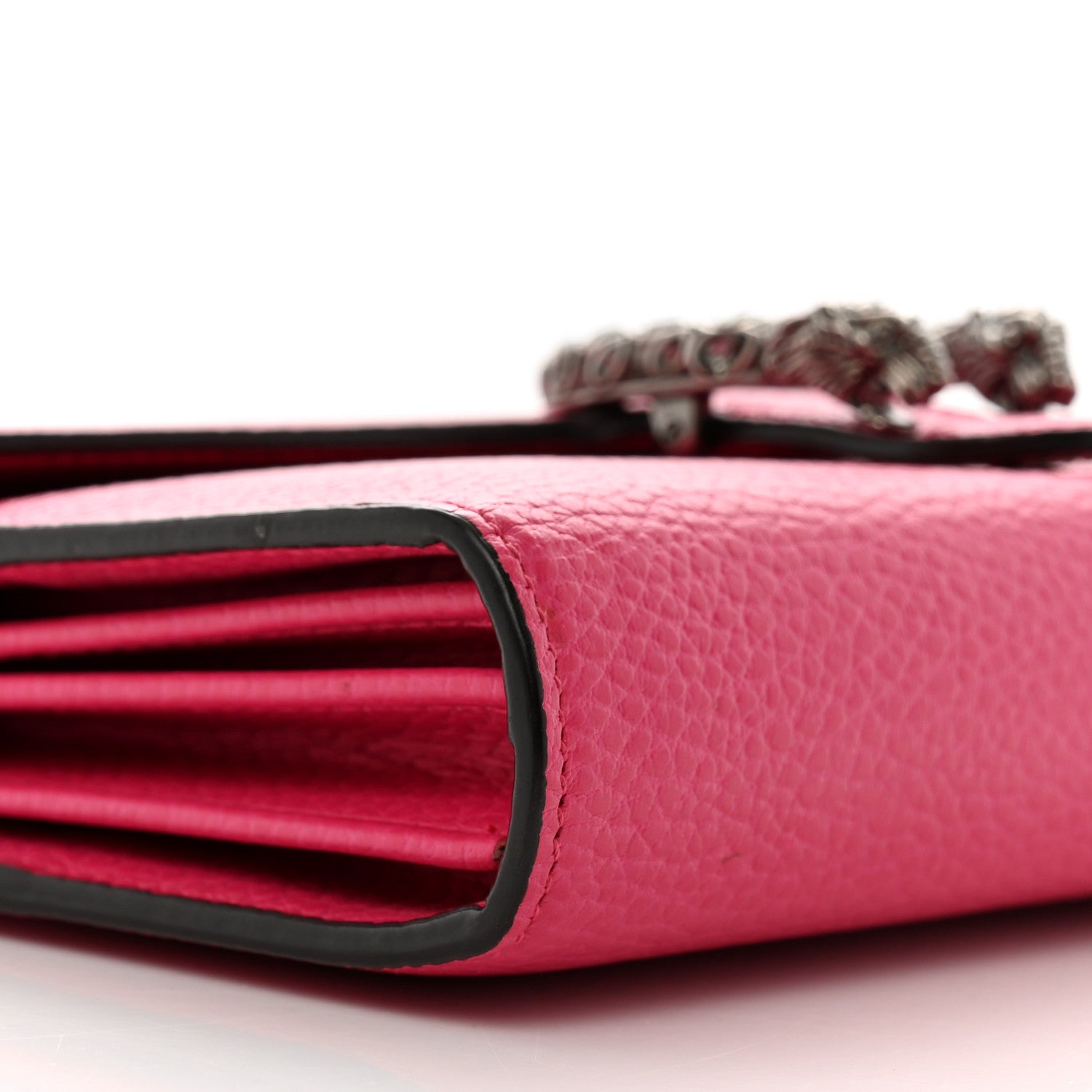 Gucci Dollar Calfskin Crystal Mini Dionysus Chain Wallet Box Pink 11 of 14