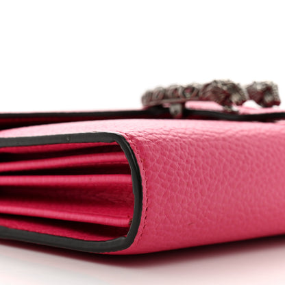 Gucci Dollar Calfskin Crystal Mini Dionysus Chain Wallet Box Pink 11 of 14