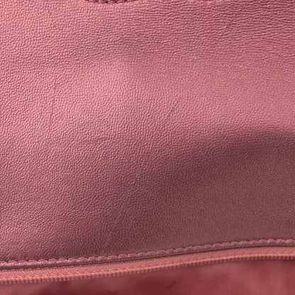 Chanel Lurex Knit Medium Pluto Glitter Flap Pink 12 of 14
