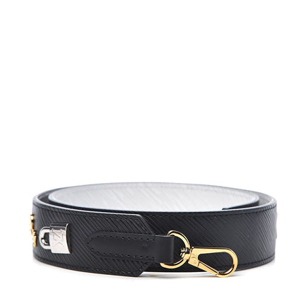 Louis Vuitton Epi Love Lock Shoulder Strap Black White 1 of 3