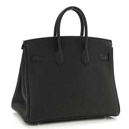 Hermes Togo Birkin 25 Black 3 of 10