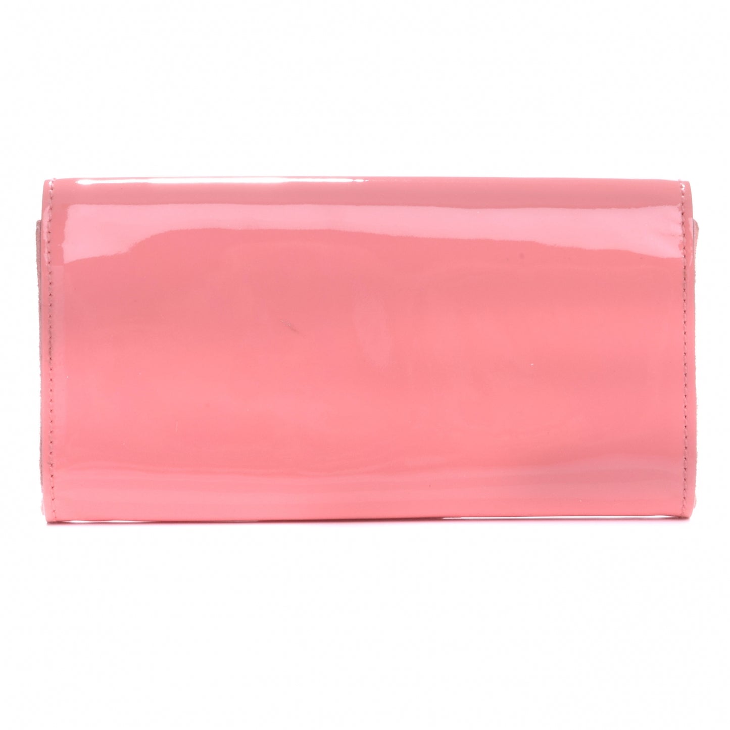 Patent Small Clutch Pink