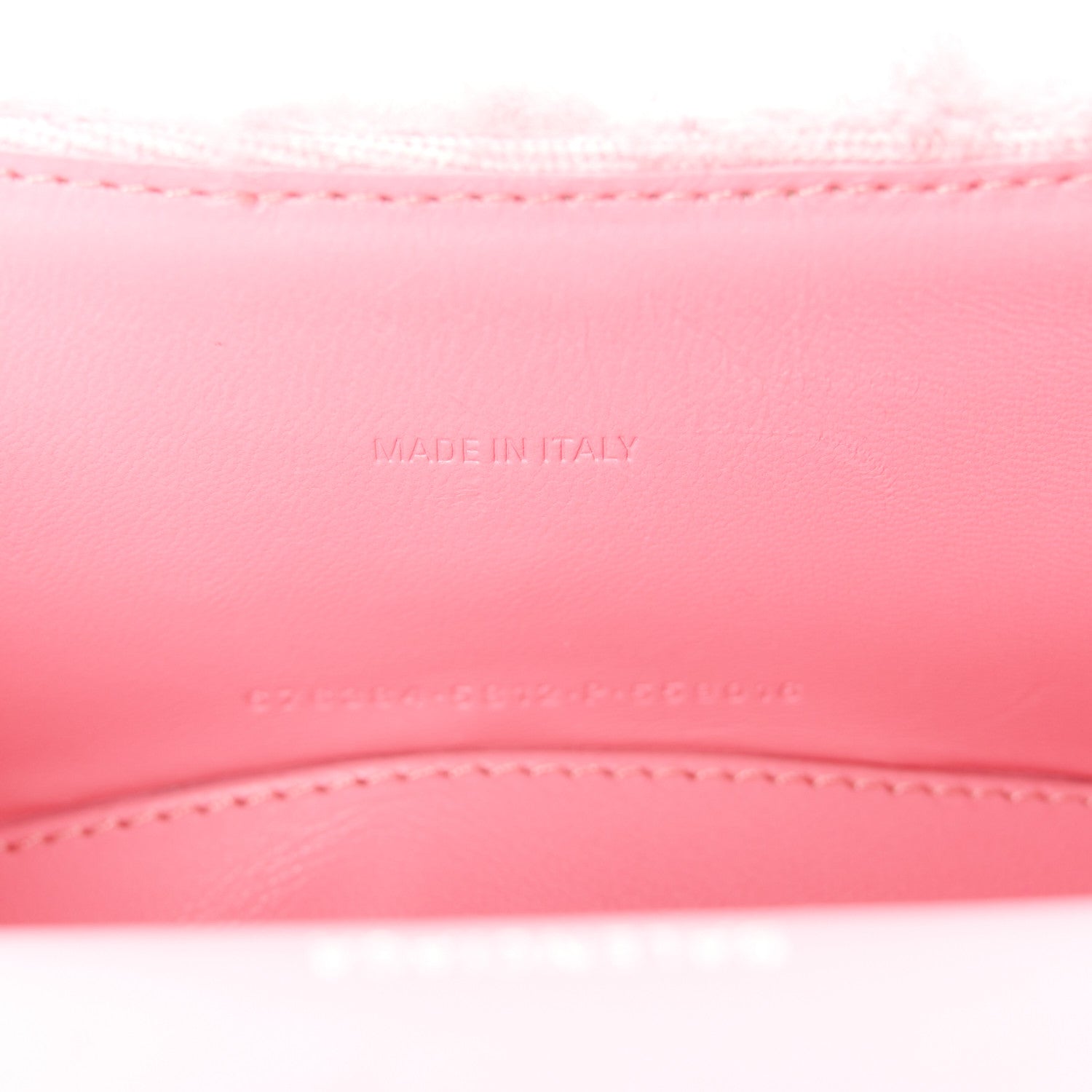 Balenciaga Faux Fur Fluffy Hourglass XS Top Handle Bag Sweet Pink 7 of 11