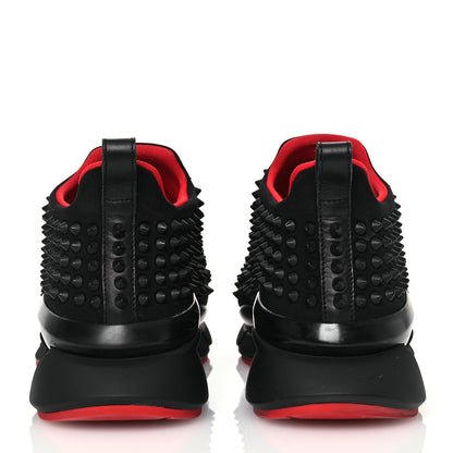 Christian Louboutin Neoprene Spike Sock Donna Flat Sneakers 39.5 Black 5 of 12