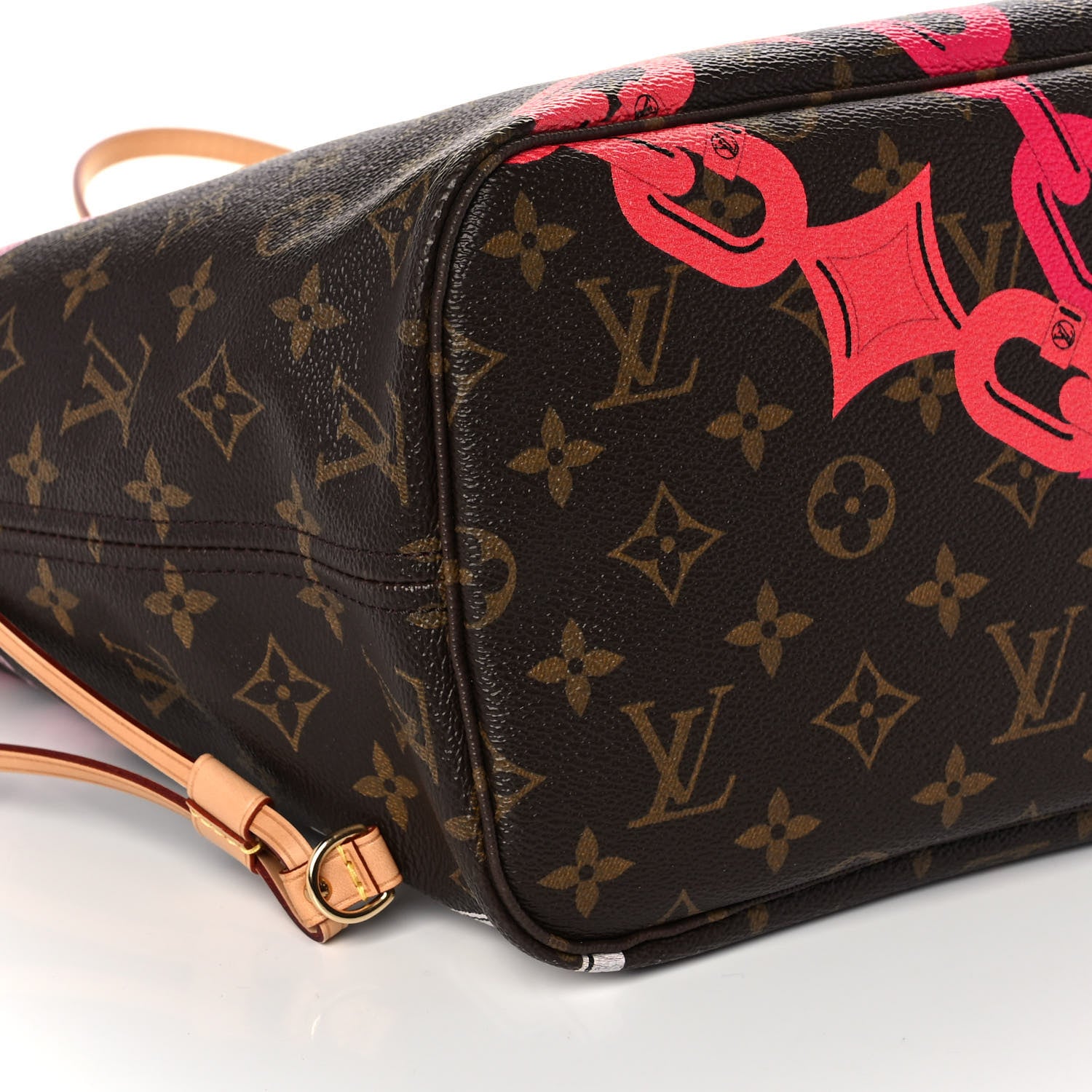 Louis Vuitton Monogram Bay Neverfull MM Rose Ballerine Poppy 11 of 13