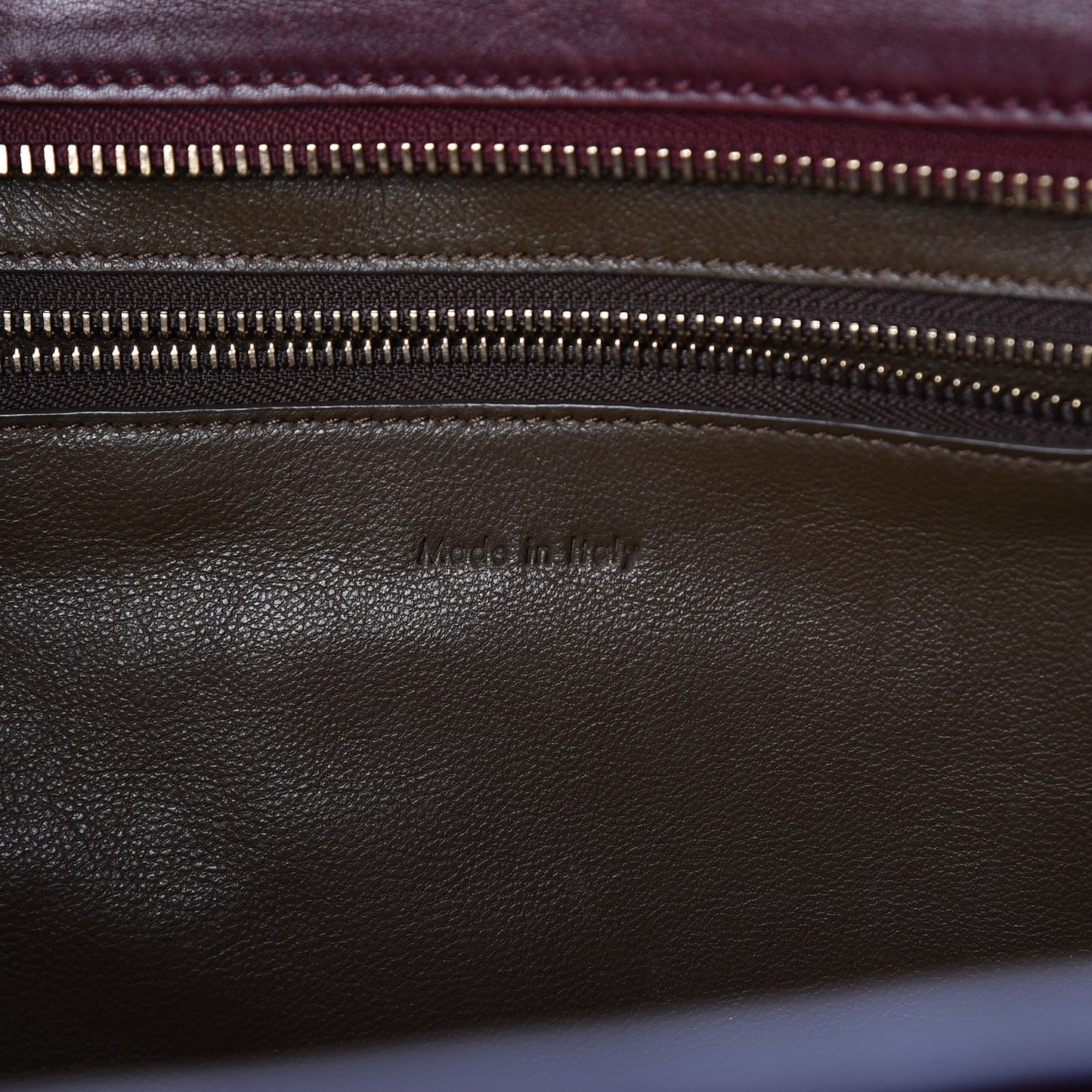 Smooth Calfskin Mini Luggage Burgundy