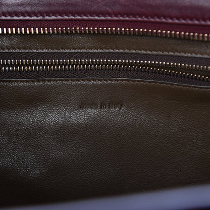 Celine Smooth Calfskin Mini Luggage Burgundy 6 of 11