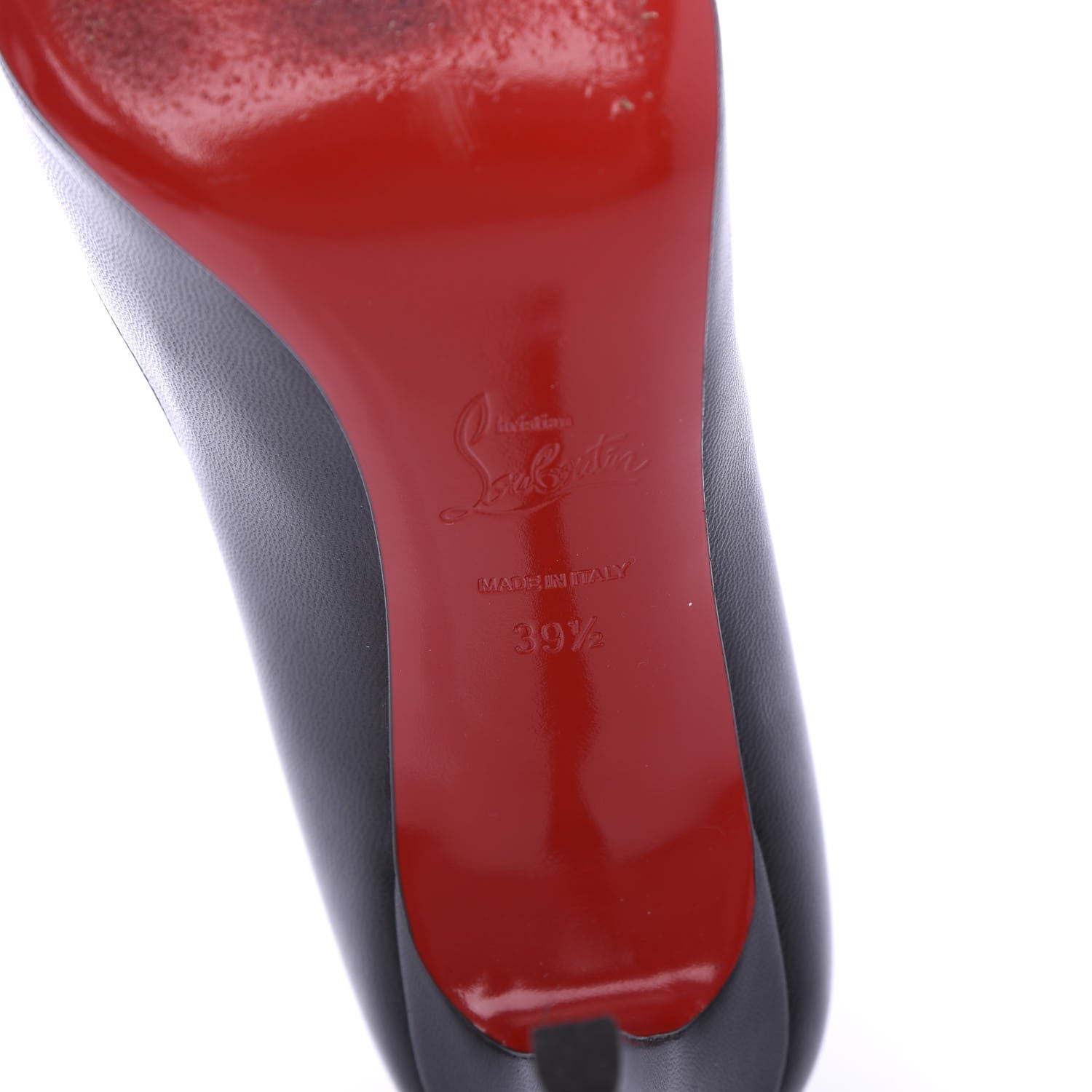 Christian Louboutin Shiny Nappa Pigalle 100 Pumps 39.5 Black 6 of 8