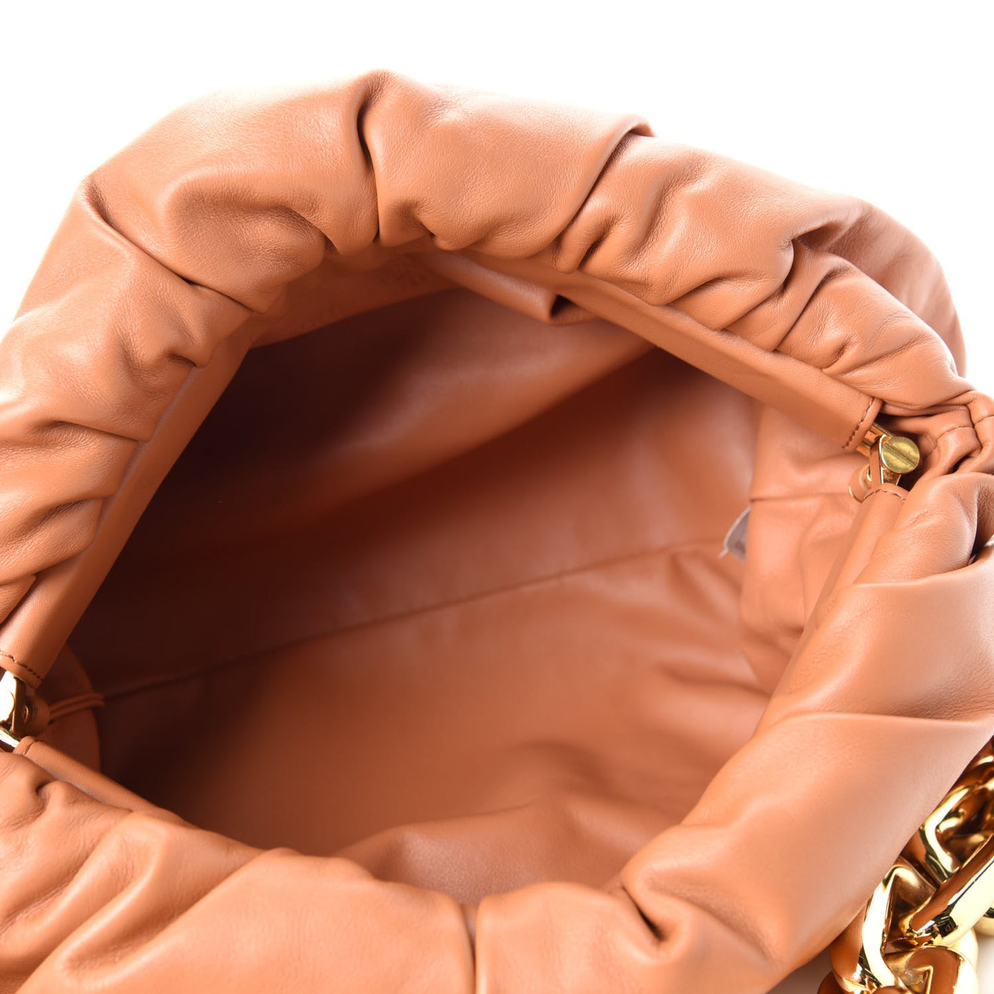Calfskin The Pouch Chain Clay