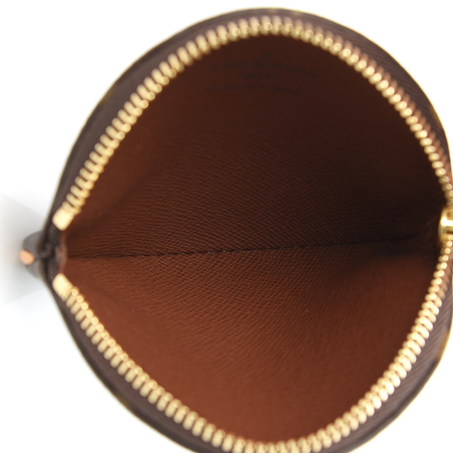 Monogram Round Coin Purse