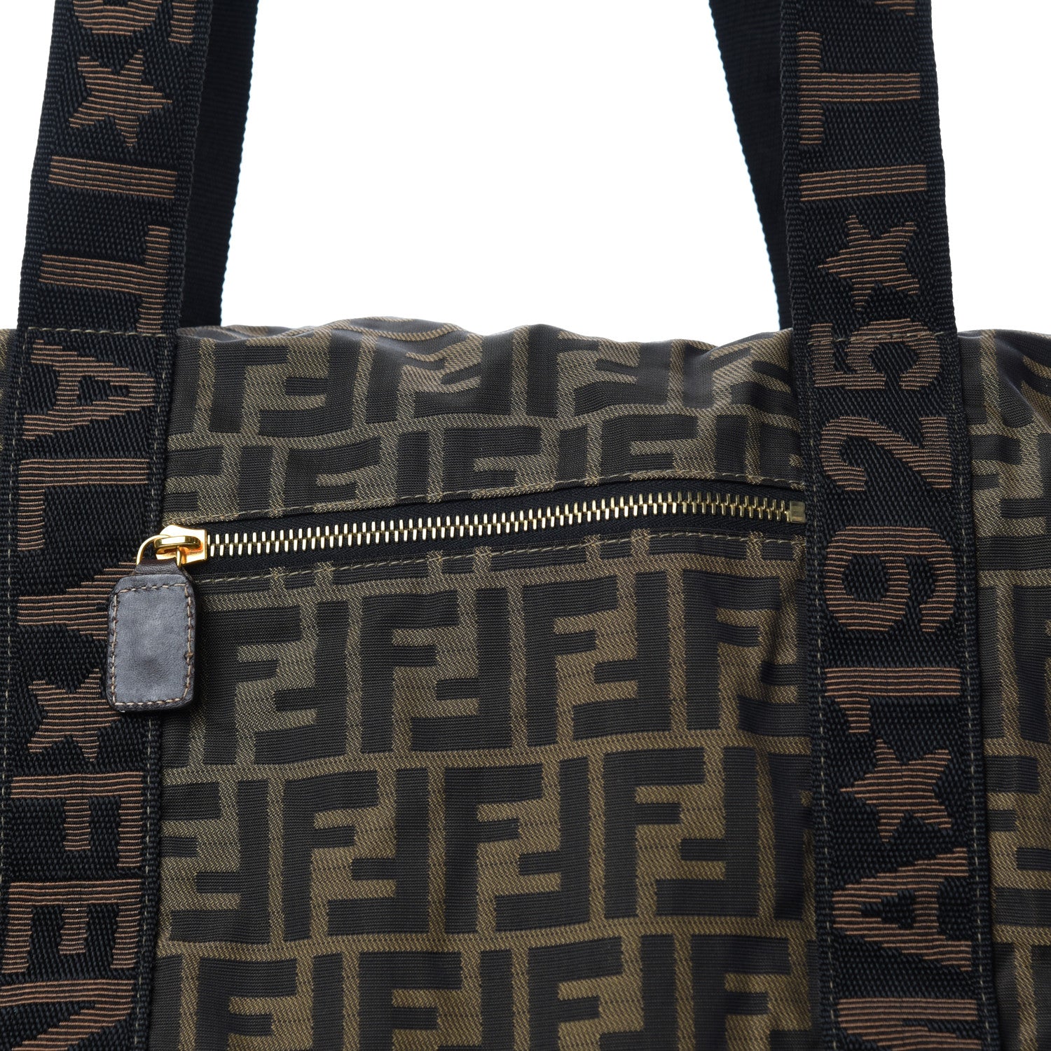Fendi Zucca Shopping Tote Tobacco 8 of 8