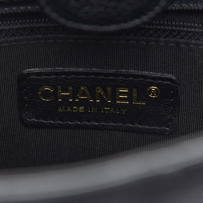 Chanel Caviar Quilted Petit Shopping Tote PST Black 6 of 9