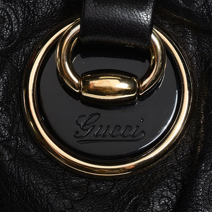 Gucci Guccissima Large Full Moon Tote Black 8 of 8