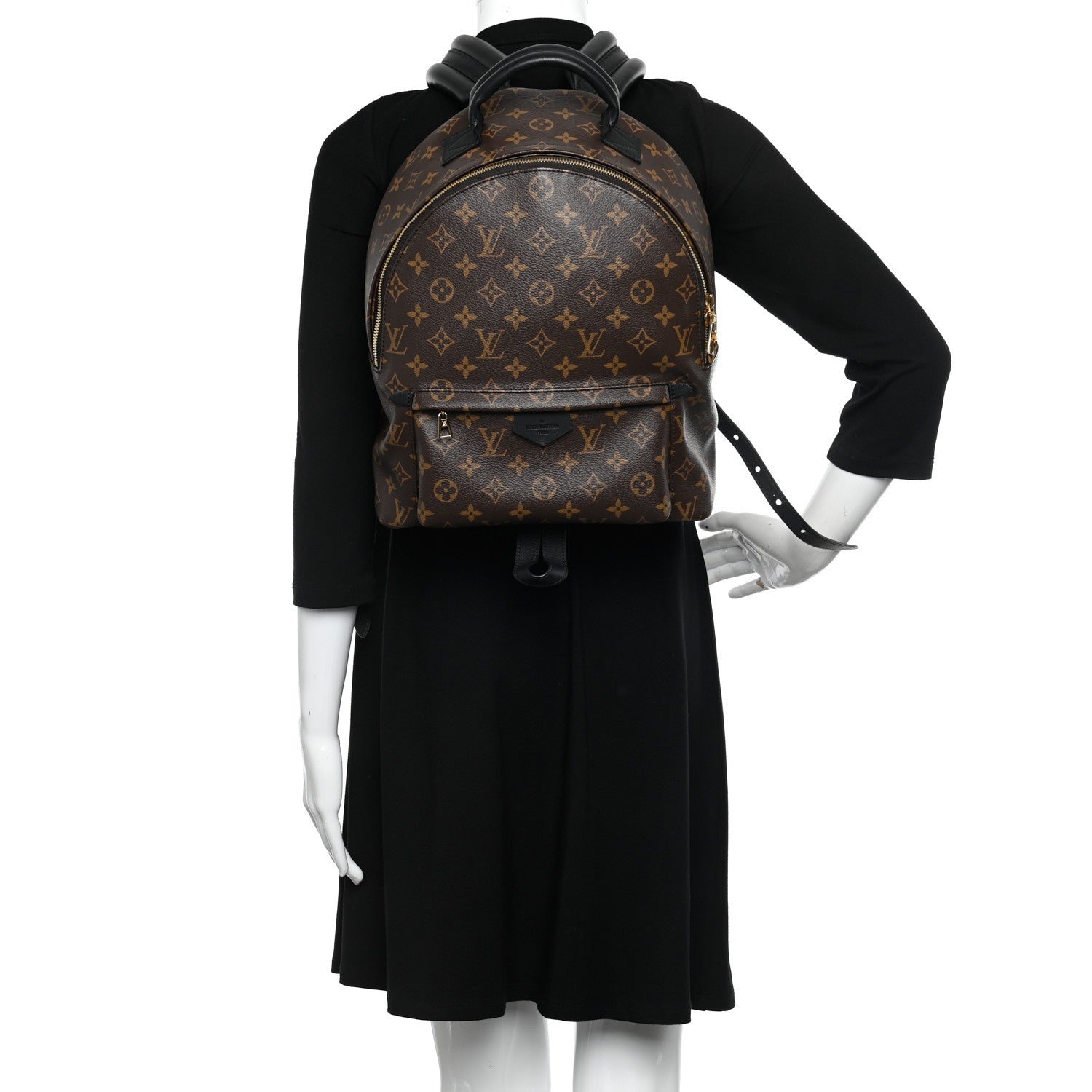 Louis Vuitton Monogram Palm Springs Backpack MM 2 of 9