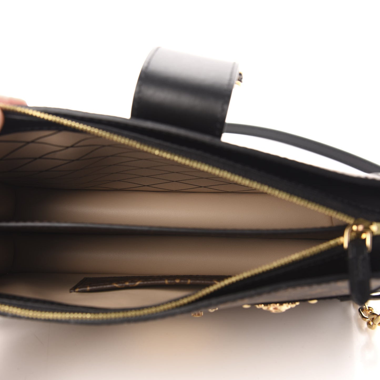 Reverse Monogram Trunk Clutch