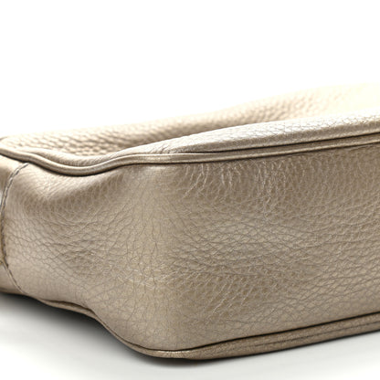 Gucci Metallic Pebbled Calfskin Small Soho Disco Bag Golden Beige 9 of 11