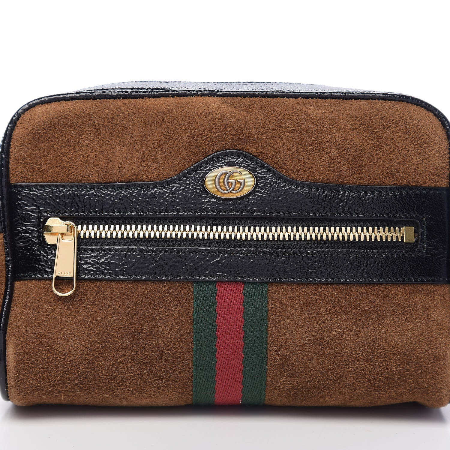 Gucci Suede Small Ophidia Belt Bag 85 34 Brown 9 of 9