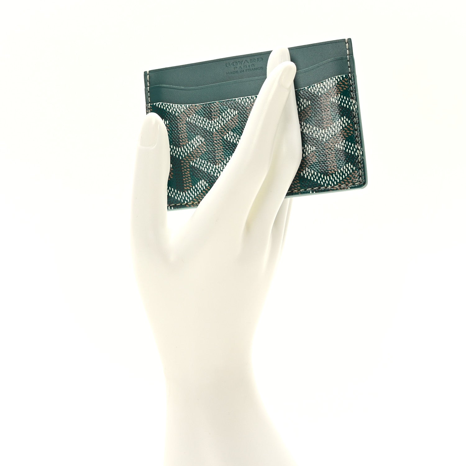 Goyard Goyardine Saint Sulpice Card Holder Green 2 of 9