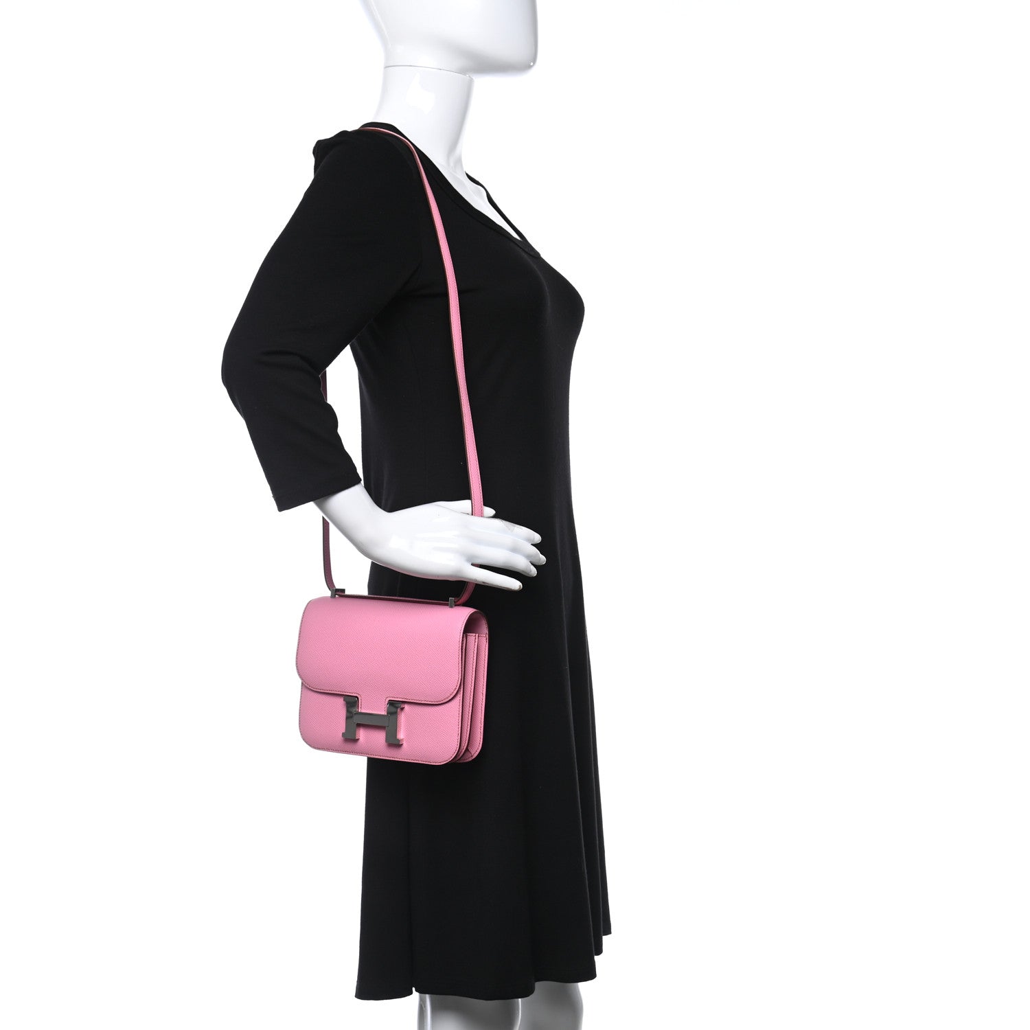 Hermes Epsom Constance 18 5P Pink 2 of 10