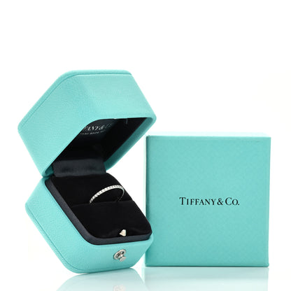 Tiffany White Gold Diamond Metro Full Eternity Band Ring 49 5 5 of 5