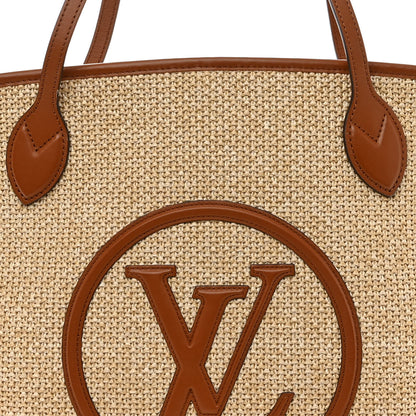 Louis Vuitton Raffia Saint Jacques Tote Caramel 9 of 11
