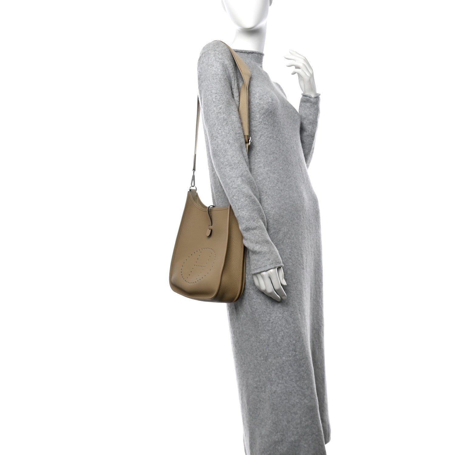Hermes Taurillon Clemence Evelyne III PM Trench 2 of 12