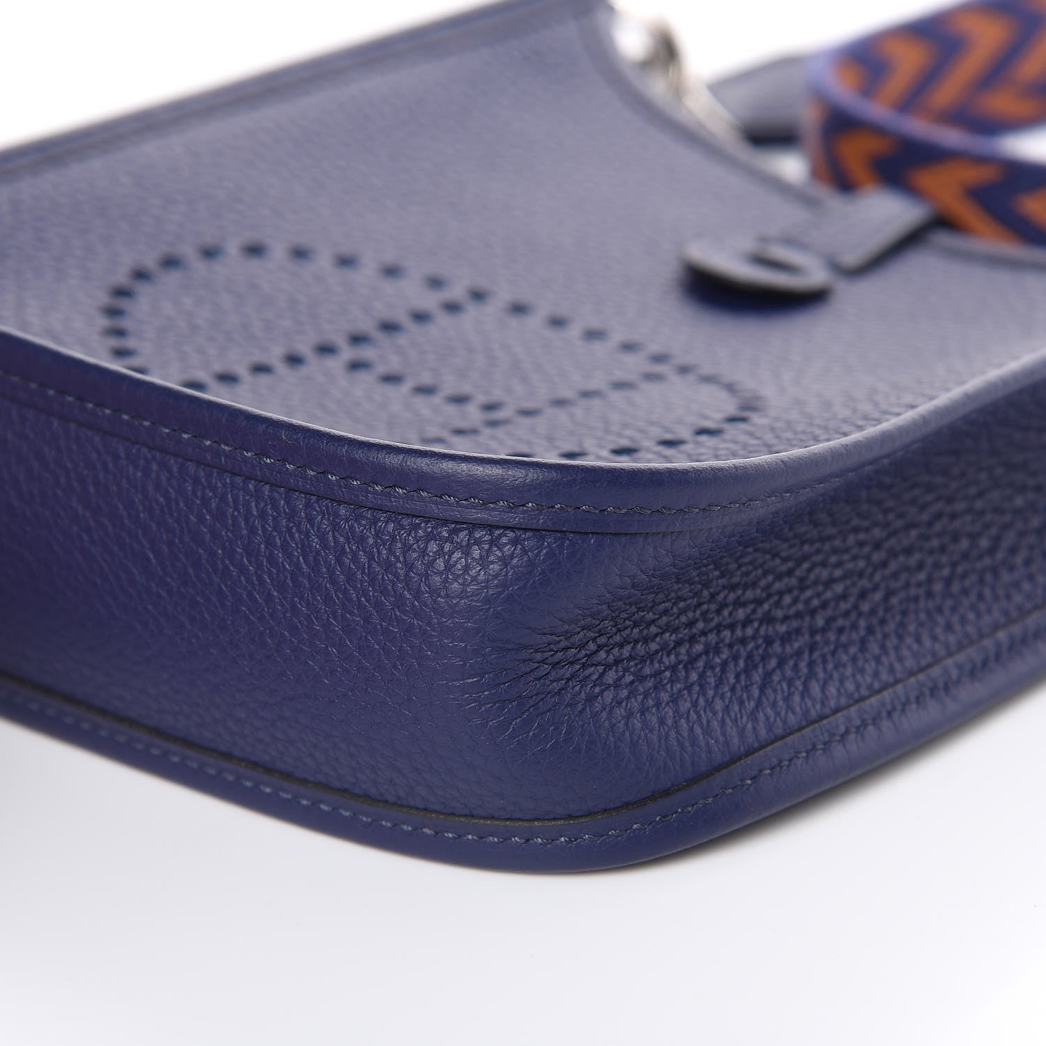 Hermes Taurillon Clemence Amazone Evelyne TPM Bleu Encre 10 of 12