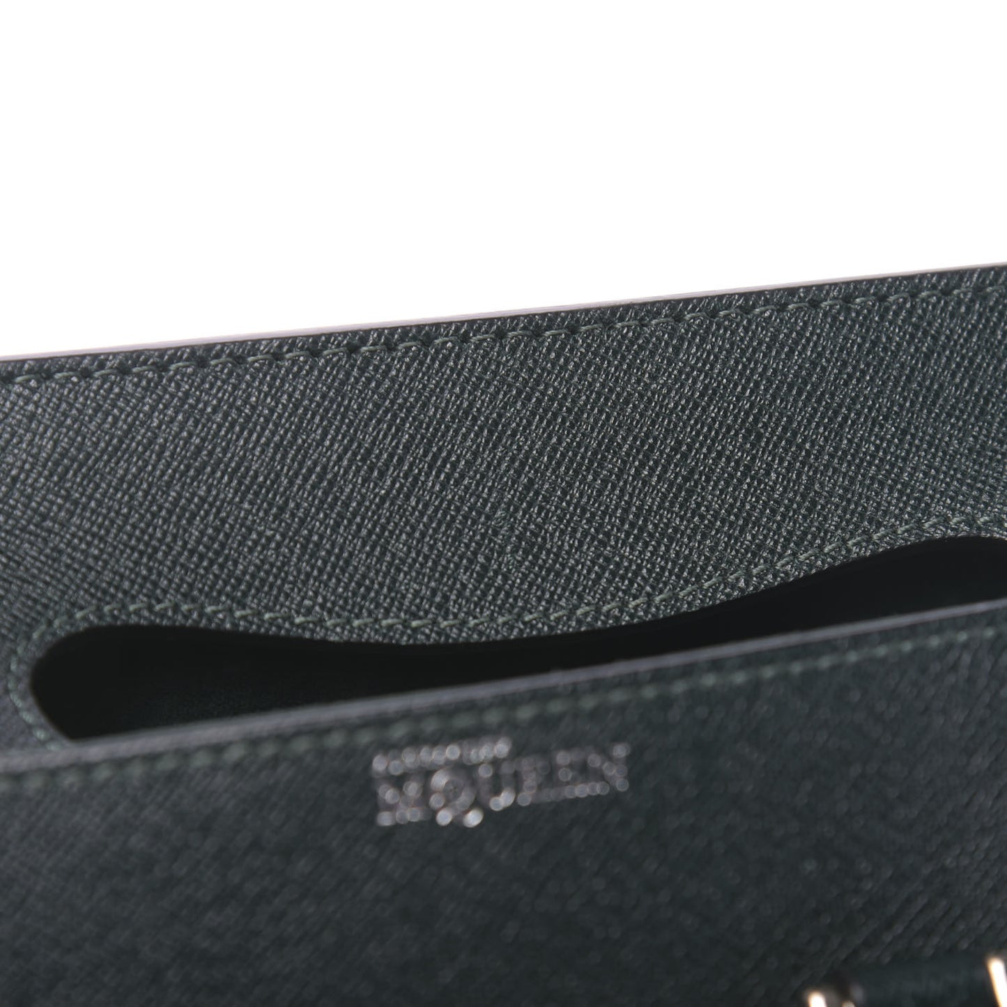 Grain Calfskin Mini Heroine Military Green