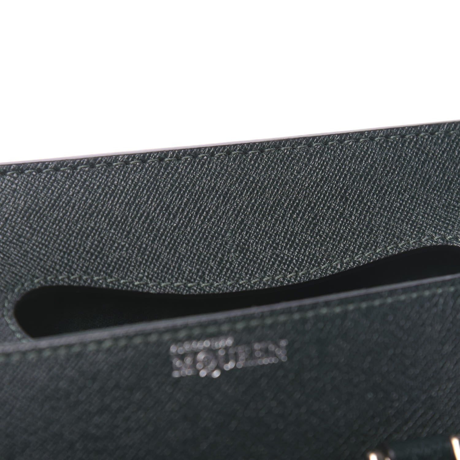 Alexander McQueen Grain Calfskin Mini Heroine Military Green 9 of 13