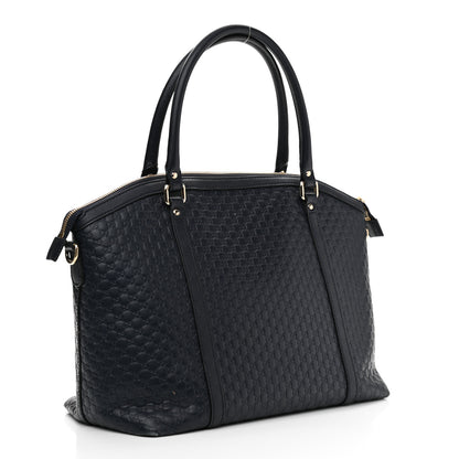 Gucci Soft Microguccissima Dome Satchel Navy 2 of 9
