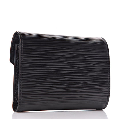 Louis Vuitton Epi Victorine Wallet Black 3 of 6