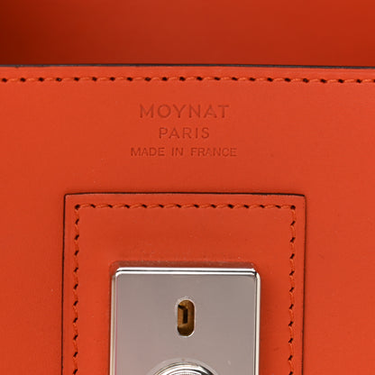 Moynat Box Calfskin Cabotine Orange 5 of 10
