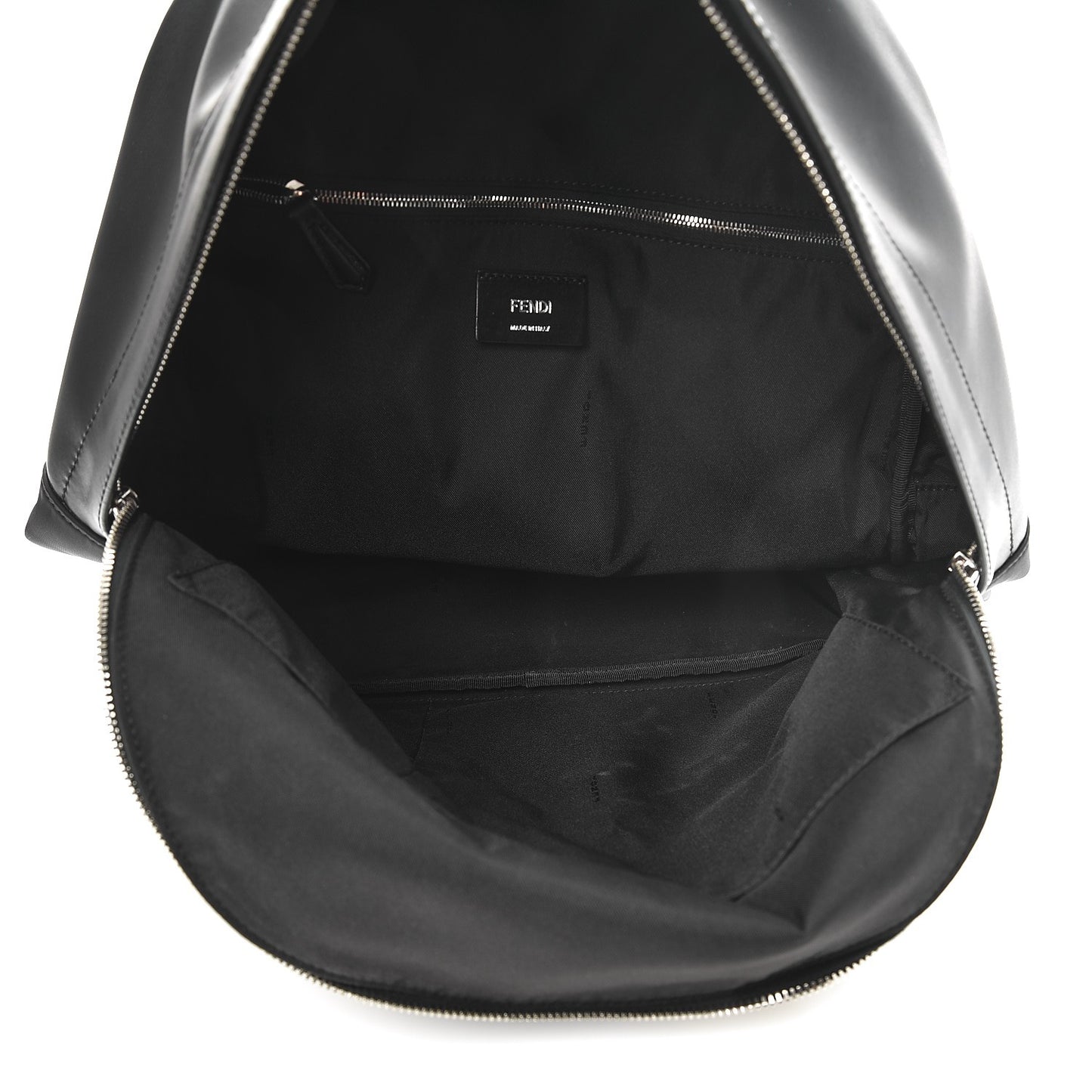 Nylon Vitello Liberty Vitello Dolce Monster Eyes Rounded Backpack Black Sunflower