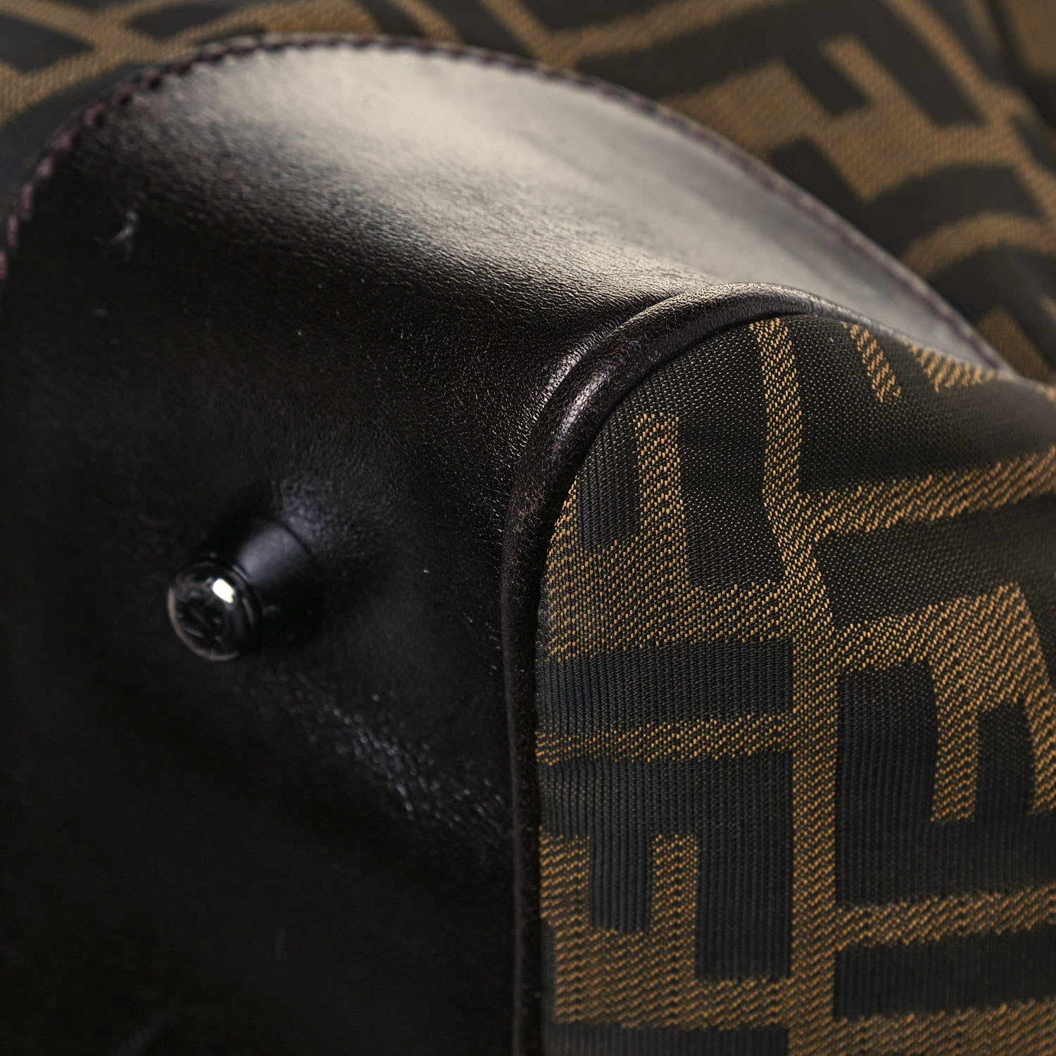 Fendi Zucca Shoulder Bag Tobacco 8 of 14