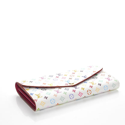 Louis Vuitton Monogram Multicolor Sarah Wallet NM White Eglantine 4 of 8