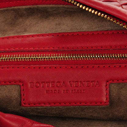 Bottega Veneta Nappa Intrecciato Large Veneta Hobo Crimson 6 of 8