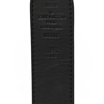 Louis Vuitton Damier Infini Calfskin Slender 35mm Belt 90 36 Black 3 of 4