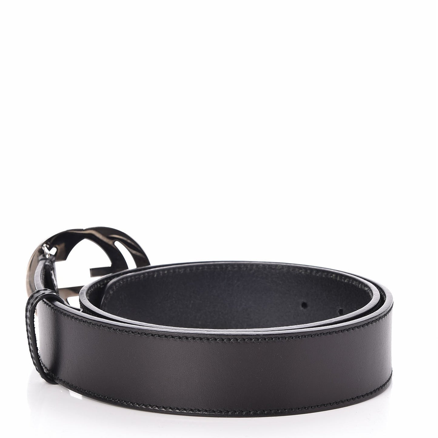 Calfskin Interlocking G 40mm Belt 85 34 Black