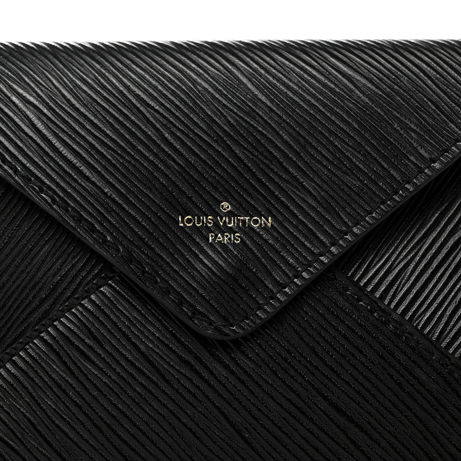 Louis Vuitton Epi Envelope Pouch Black 6 of 6