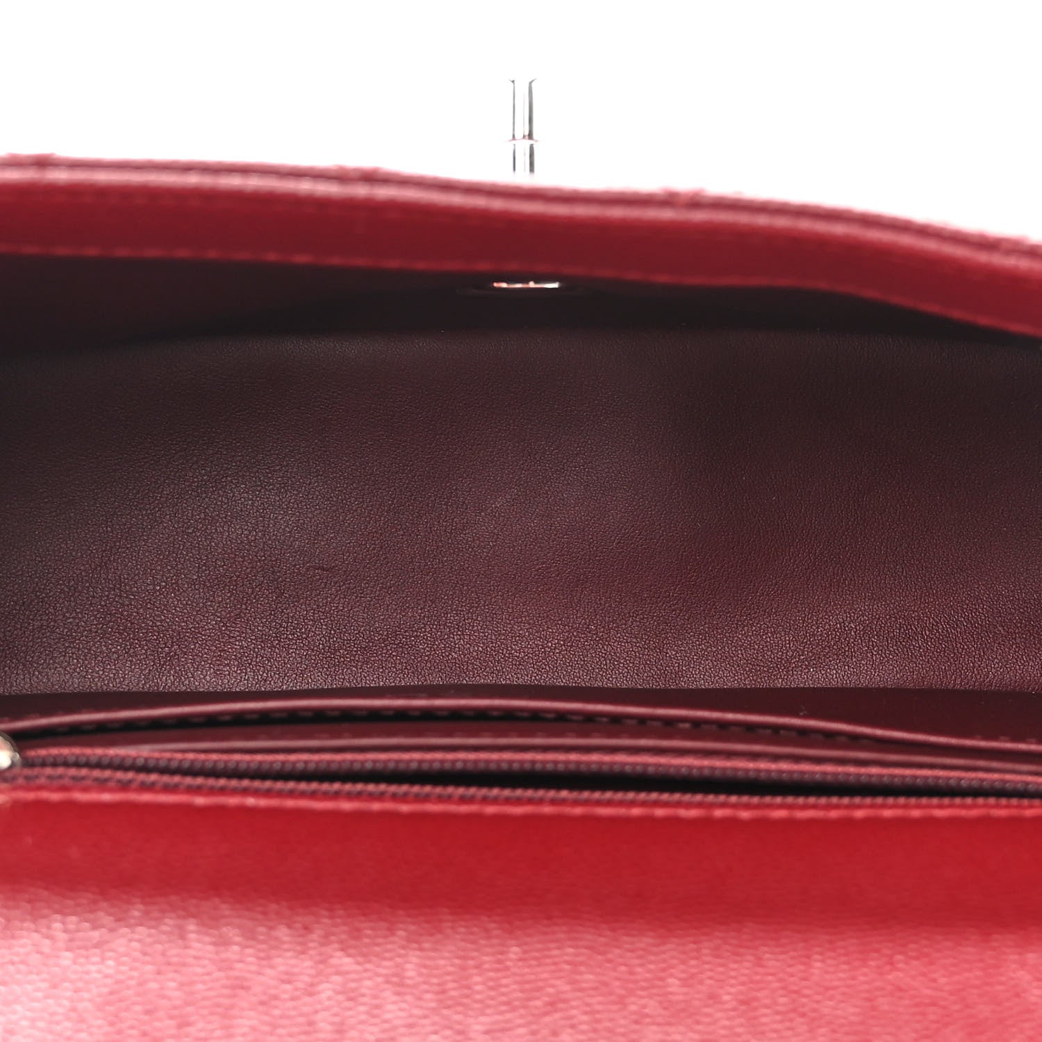 Chanel Caviar Quilted Mini Rectangular Flap Burgundy 5 of 10