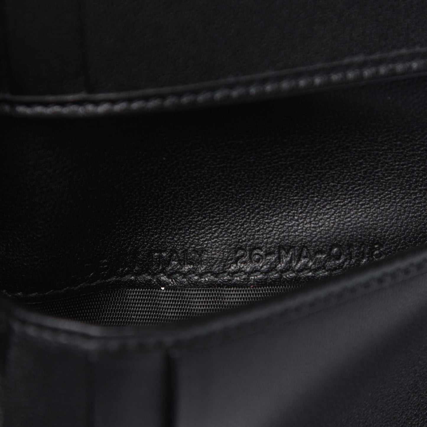 Lambskin Cannage Studded Diorama Elancee Wallet Black