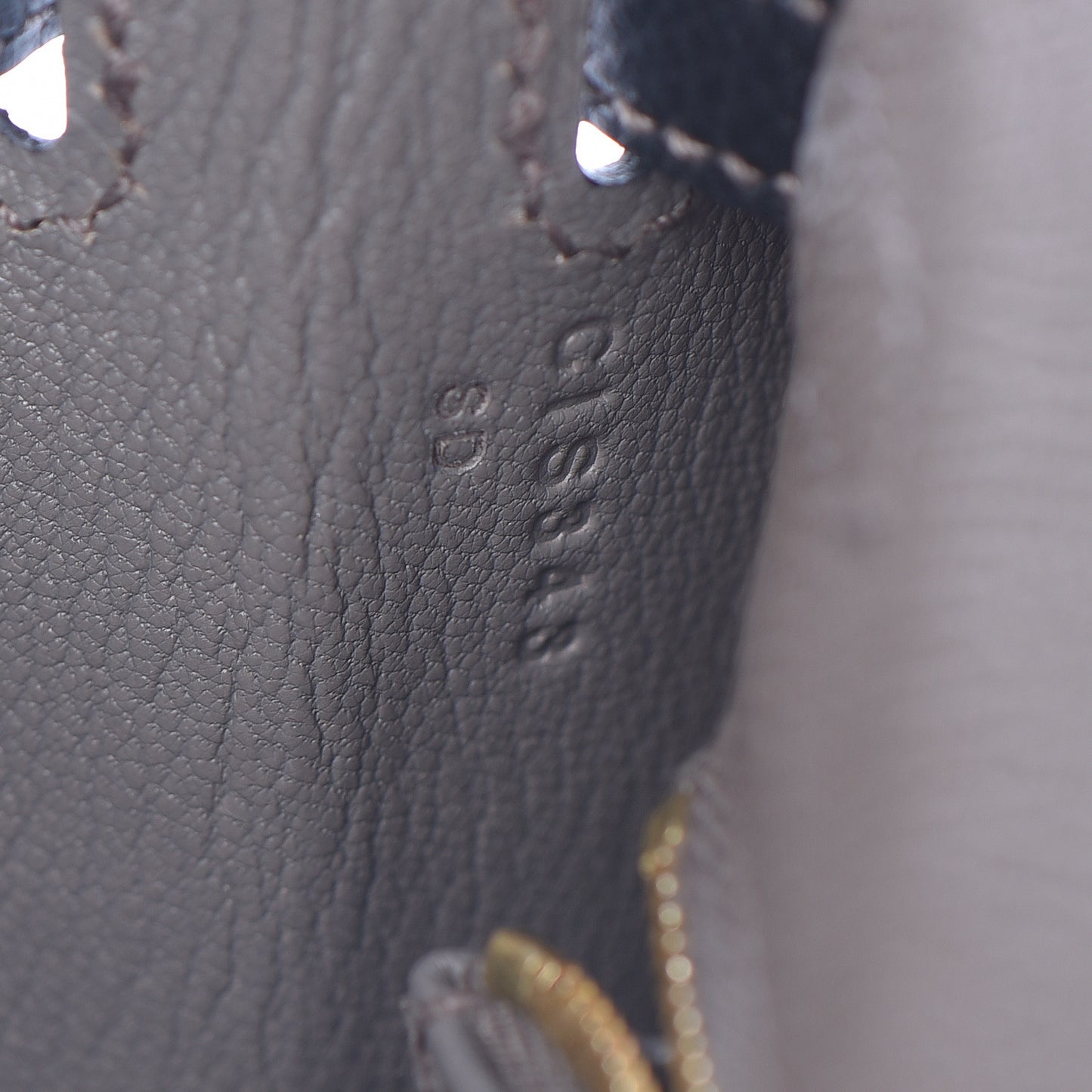 Epsom Bi Color Horseshoe Kelly Sellier 25 Etain Black