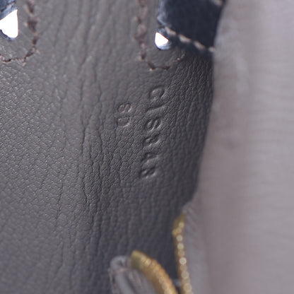 Hermes Epsom Bi Color Horseshoe Kelly Sellier 25 Etain Black 25 of 40
