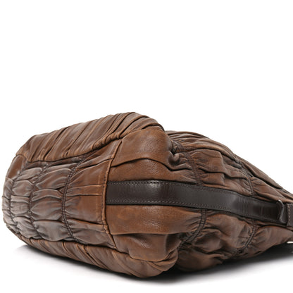 Prada Nappa Gaufre Antik Hobo Noce 9 of 9