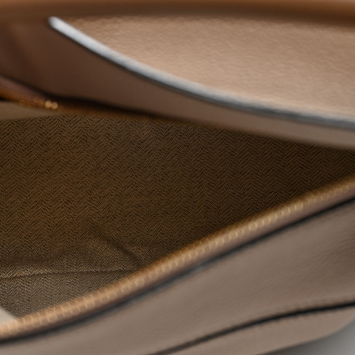Grained Calfskin Small Puzzle Bag Sand Mink