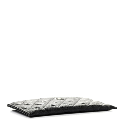Chanel Caviar Quilted Classic Zip Pouch Black 4 of 7