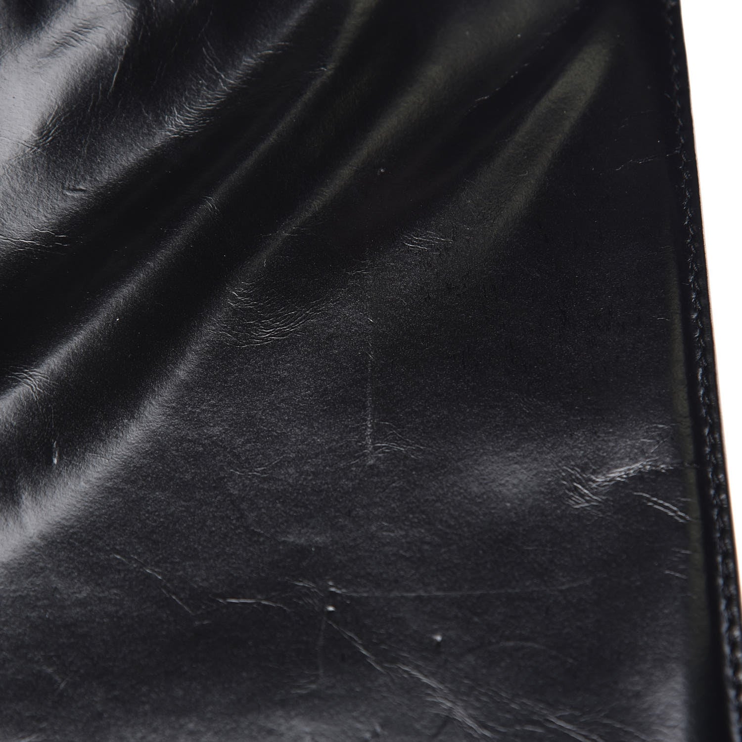 Chanel Glazed Calfskin Quilted Large Boy Flap Black 11 of 14