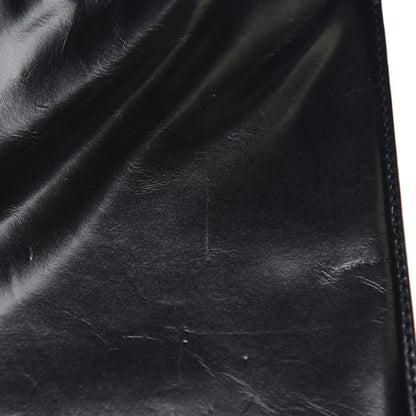 Chanel Glazed Calfskin Quilted Large Boy Flap Black 11 of 14
