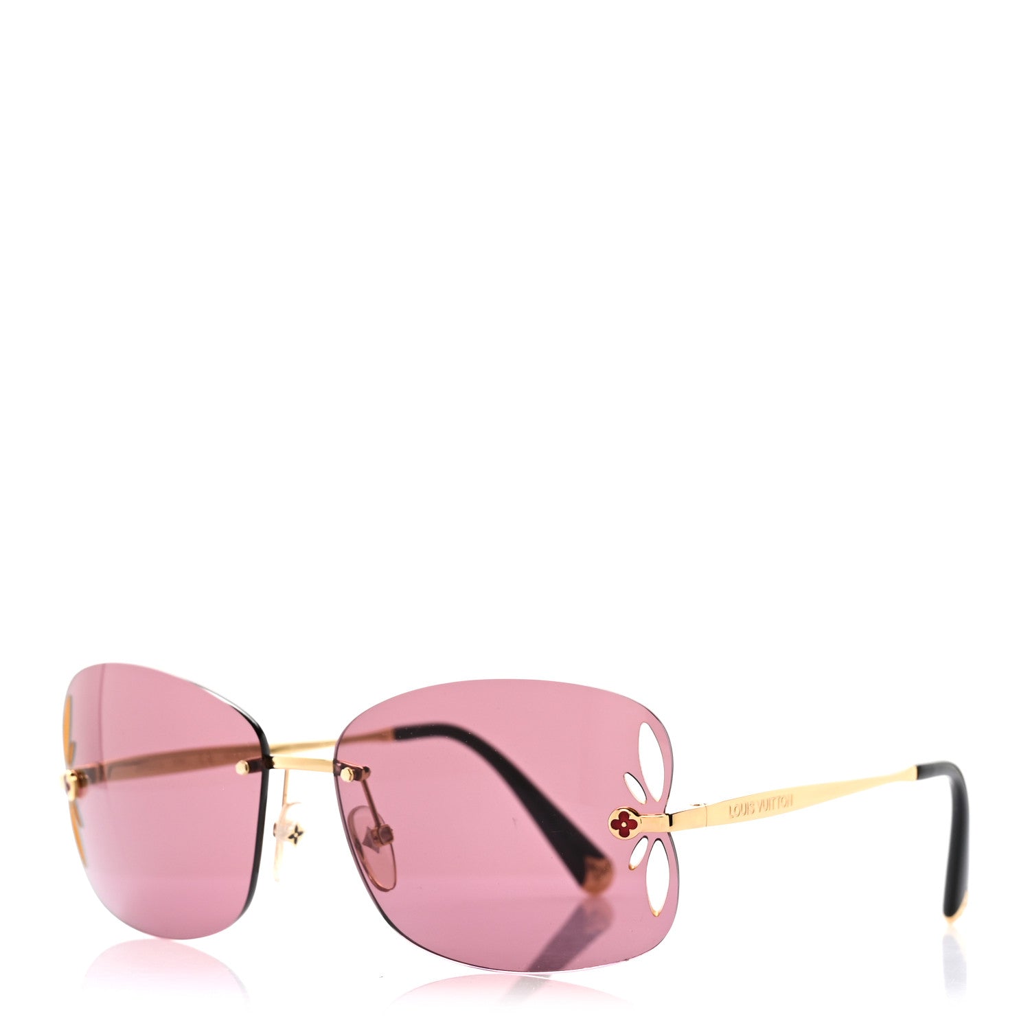 Louis Vuitton Lily Sunglasses Z0921U Pink 1 of 7